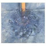 CAMBRIDGE CAPRICE MOONLIGHT BLUE FOOTED PLATE