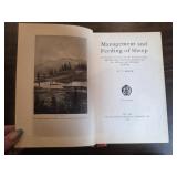 1952 MANAGMENT OF FEEDING SHEEP BOOK HARDCOVER