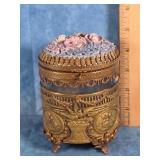 ANTIQUE MUSICAL VANITY CASKET