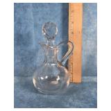 GLASS CRUET WITH STOPPER
