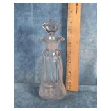 HEISEY TWIST CRYSTAL 7 1/4" SALAD DRESSING BOTTLE