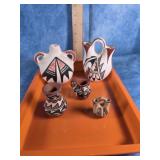 NATIVE AMERICAN POTTERY BOX LOT
