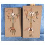 NAVAJO SANDPAINTING WALL HANGINGS