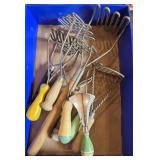 RETRO KITCHEN UTENSILS BOX LOT