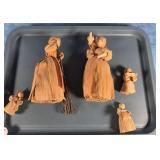 CORN HUSK DOLLS BOX LOT