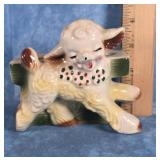 MCM CERAMIC BABY LAMB PLANTER