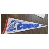 CHICAGO CUBS VINTAGE MLB FELT PENNANT
