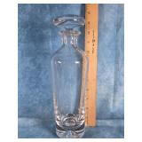 VTG. POLISH KROSNO GLASS WHISKEY DECANTER