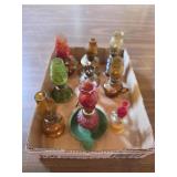 MINIATURE OIL LAMPS BOX LOT