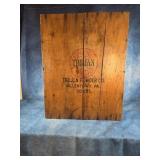 TROJAN POWDER CO. WOODEN EXSPLOSIVES CRATE