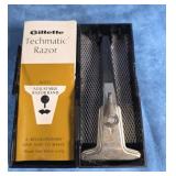 GILLETTE TECHMATIC RAZOR IN PLASTIC CASE