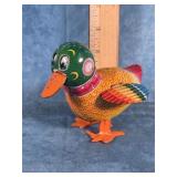 "DILLY THE DUCK" TIN LITHOGRAPH WIND-UP TOY