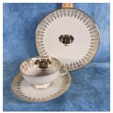 JAEGER & CO.  BAVARIA, GERMANY CUP, SAUCER & PLATE