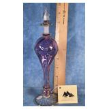 HAND-BLOWN EGYPTIAN GLASS PERFUME BOTTLE