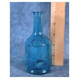 MINIATURE BLUE GLASS CO JAPAN BOTTLE