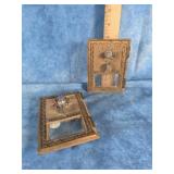 2 U.S. POSTAL SERVICE BRASS POST OFFICE BOX DOORS