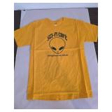 SCI-FI CAFE ALIEN GRAPHIC T-SHIRT SIZE SMALL