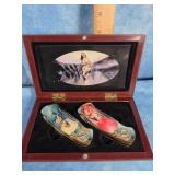 "DAYS OF DESIRE" FRANKLIN MINT FOLDING KNIVES