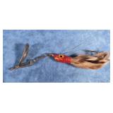 WEEZEL BAIT CO. FEATHERED MINNOW FISHING LURE