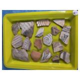 ANCESTRAL PUEBLOAN (ANASAZI) POTTERY SHERDS