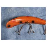 VTG. HELIN FLATFISH WOOD FISHING LURE