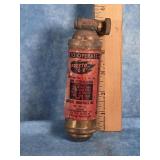 PRESTO "C B" BRASS FIRE EXTINGUISHER FULL
