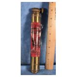 PRESTO "C B" BRASS FIRE EXTINGUISHER FULL