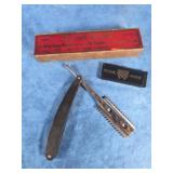 DURHAM DUPLEX SAFETY STRAIGHT RAZOR W ORIGINAL BOX