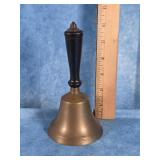 VTG. BRASS BELL WITH WOODEN HANDLE