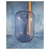 LARGE AMETHYST GLASS VASE 12" TALL