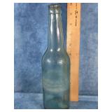 GREEN GLASS LEISY PEORIA, IL  BOTTLE