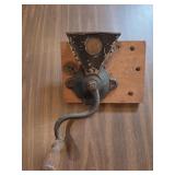 CHARLES PARKER CO. WALL MOUNTED COFFEE GRINDER