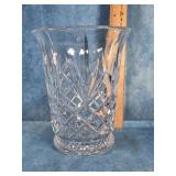DEPLOMB FLARED LEAD CRYSTAL VASE 7.5" TALL