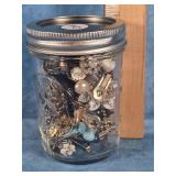 SMALL JAR OF JEWELRY