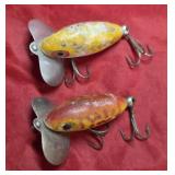 2 JITTERBUG FRED ARBOGAS FISHING LURES