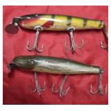 2 CREEK CHUB PIKE FISHING LURES