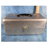 J.C. HIGGINS ALUMINUM 2 TRAY TACKLE BOX