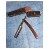VTG. LITTLE ROSE STRAIGHT RAZOR
