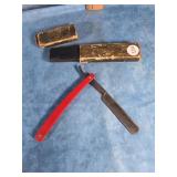 VTG. G.D. ABRAMS & SON STRAIGHT RAZOR
