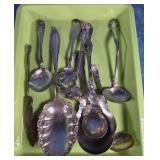 SILVER PLATED FLATWARE BOX LOT