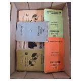 CATERPILLAR POCKET REFRENCE BOOKS BOX LOT