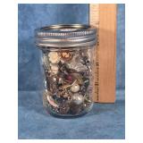 SMALL JAR OF JEWELRY
