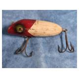 VTG. WOODEN SOUTH BEND ORENO STYLE FISHING LURE