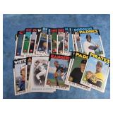 1986 TOPPS NBL BASEBALL CARDS BOX LOT
