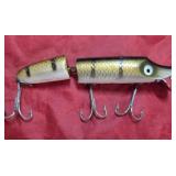 HEDDON WOOD JOINTED VAMP FISHING LURE
