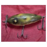 WOODEN BOMBER FISHING LURE