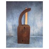 HAND MADE PRIMITIVE DOOR STOPPER? HEAVY