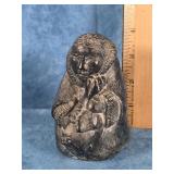 WOLF ORIGINALS SOAPSTONE COMPOSITE SCULPTURE