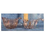 PINK DEPRESSION CREAMMER AND SUGAR SET