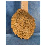 WEEPING BRIGHT 22K GOLD TRINKET DISH